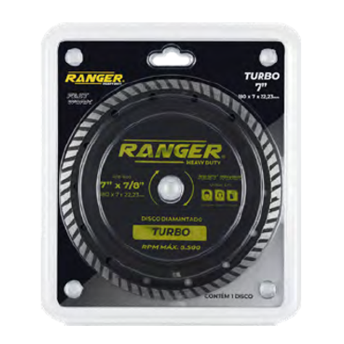 Disco Diamantado Turbo de 7" (180mm) x 22,23mm Ranger
